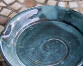 Round Lunch Plate in Slate Blue - Made to Order