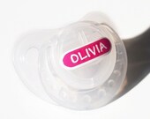 Single Name OVAL Vinyl Labels - 30 qty - Waterproof for kids
