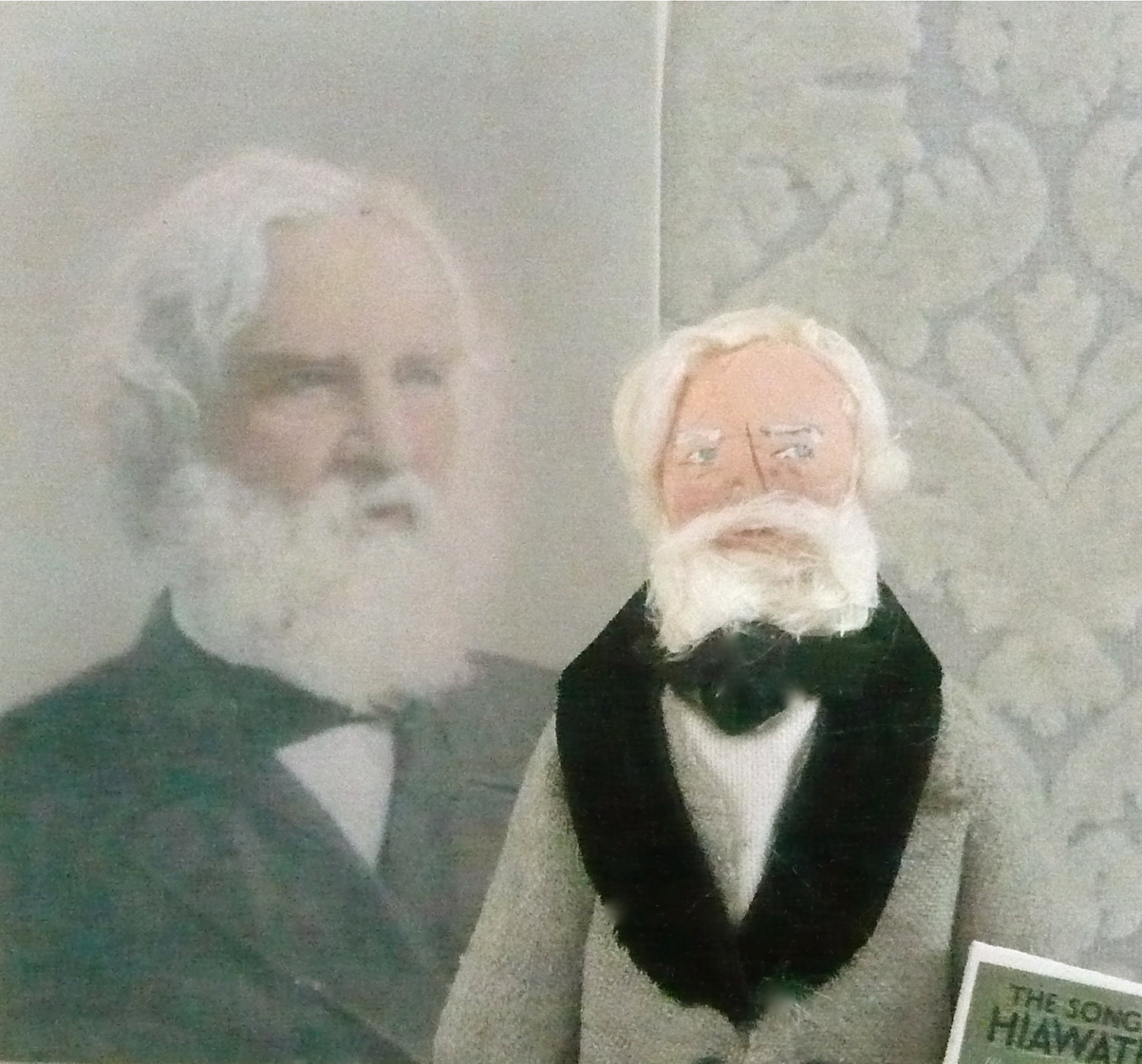 Art Doll Henry Wadsworth Longfellow Author and Writer Miniature
