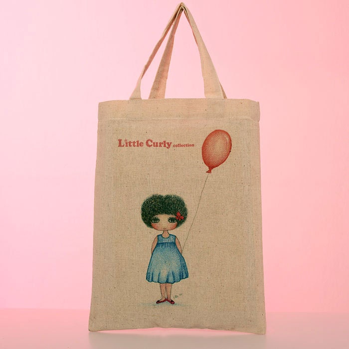 Little Curly mini tote bag