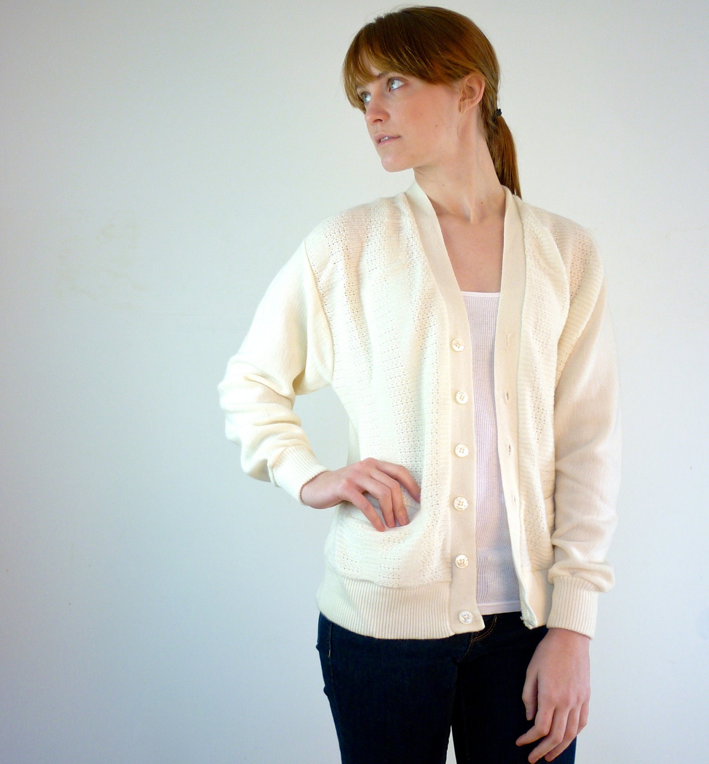 Buttercream Sweater / Boyfriend Cardigan