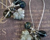 morning frost . earrings