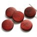 8pcs brown round wooden bead Diameter 30mm W111