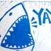 Linocut Print // Shark