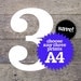 SAVE - choose any three A4 (8x11") prints