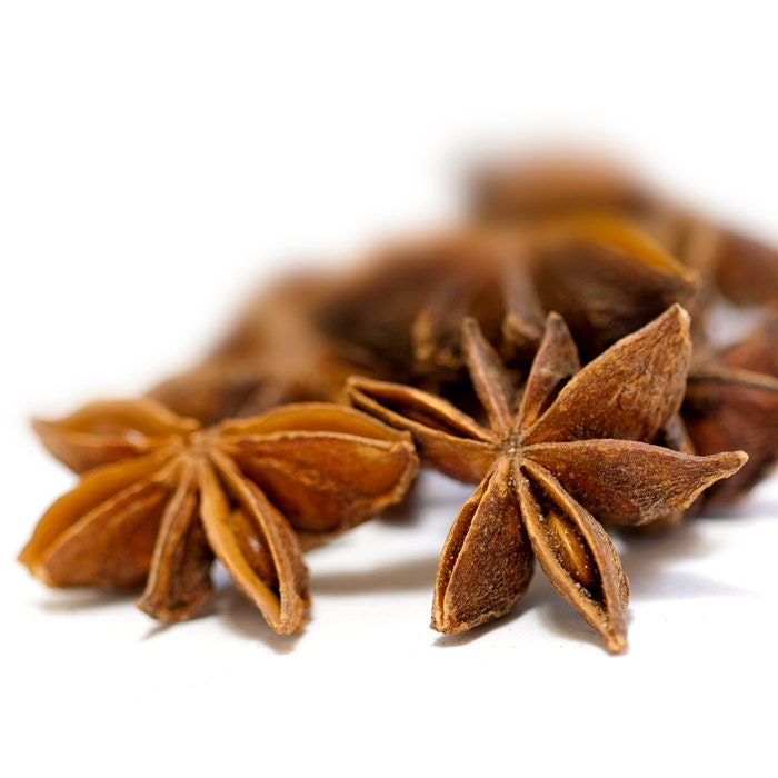 Food photography spice for cooks kitchen art wall art cooking holiday baking food lovers minimalist decor white - Star Anise 8x8