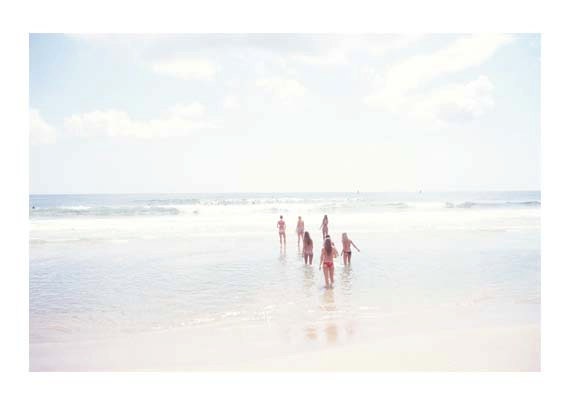 Photography Polaroid Beach Ocean Bikini Surf Vintage Art 8x10 Print