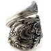Heavy Spoon Ring Wrapped Size 6-10 Sir Christopher Wallace Sterling Silver