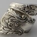 Heavy Spoon Ring Wrapped Size 6-10 Sir Christopher Wallace Sterling Silver