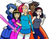 Adventure Time Candi Girls Print 8.5x11