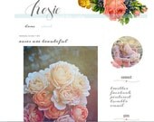 Premade Blogger Template Rosie