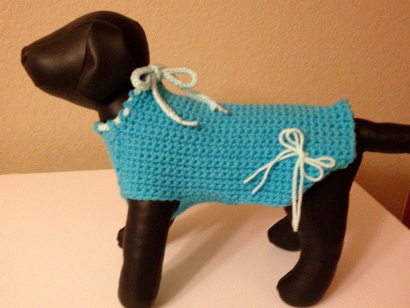 Immediate Download - PDF Crochet Pattern for Sweet Penny's Dog Sweater - BEGINNER Skill Level