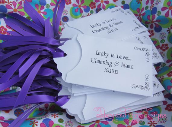 Personalized Lottery Ticket Envelopes by abbeyandizziedesigns