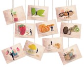 Postcards set, Fun postcards, Sets of postcards, Art postcard, Colorful, Postcard collection,6x4(10x15cm)