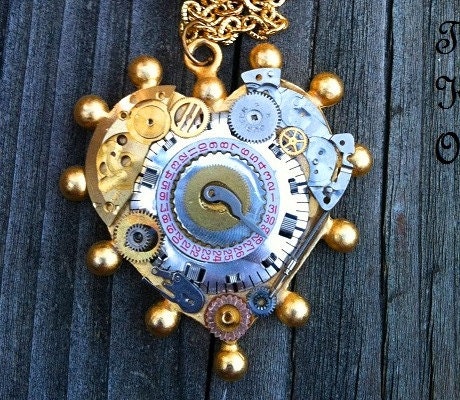 Steampunk Heart Necklace