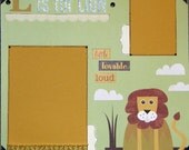 premade scrapbook  alphabet pages