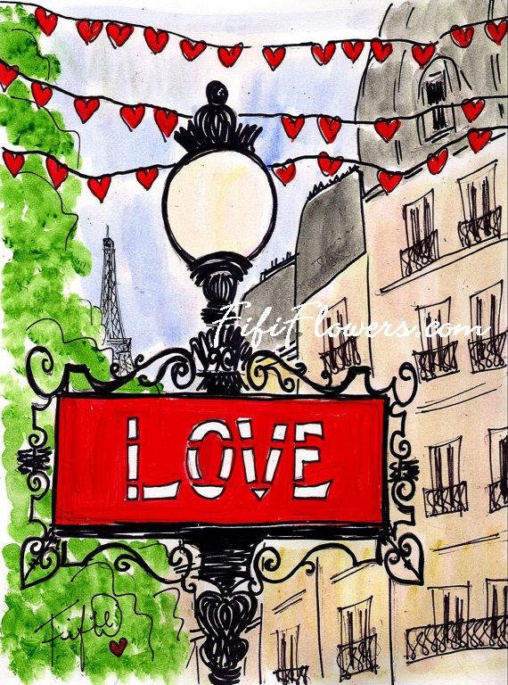 Sign of Love in Paris