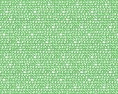 Happy Drawing by Ed Emberly, Scribbles in green , 1 yard organic cotton