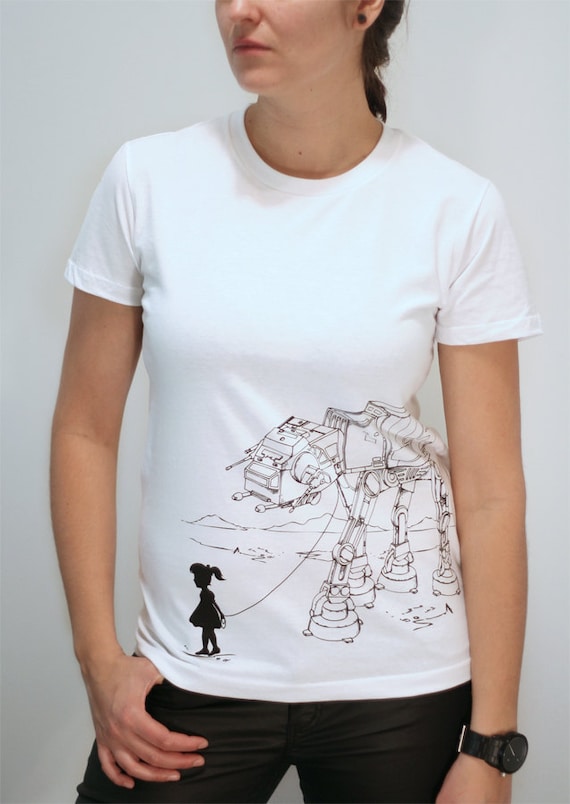 My Star Wars AT-AT Pet - American Apparel Womens t shirt ( Star Wars t shirt )