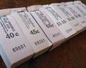 vintage tickets - 1600 - Australian bus tickets - 8 complete books - books blocks booklets - bulk