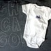 Chicago skyline short sleeve baby onesie