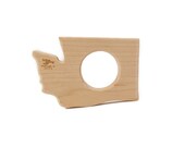 Washington State wooden toy wooden teether baby toy