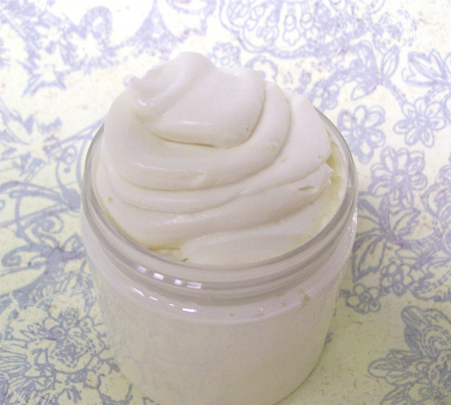 4.25 oz LARGE Whipped Shea Butter - unscented moisturizing body butter