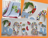 The Very Hungry Caterpillar Hand Painted Custom Wood Wall Letters Wall Art Children Nursery Pottery Barn Kids
