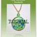 Polymer Clay Tutorial Faux Gemstone Pendants Jewelry, Instant Download