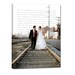 Wedding sign Canvas Art Personalized Your Photo and Words CUSTOM vows lyrics Wedding Anniversary Gift Art  16x20  inches
