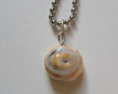 SCENTED Cinnamon Roll Necklace