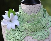 Gardenia Crocheted Scarf Pattern/Ebook PDF Sizes Kids to Adult