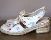 Evan Picone Floral Summer Espadrilles 7