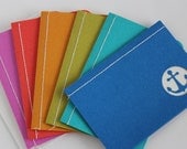 Summer Anchors 4bar Note Cards- Set of 6