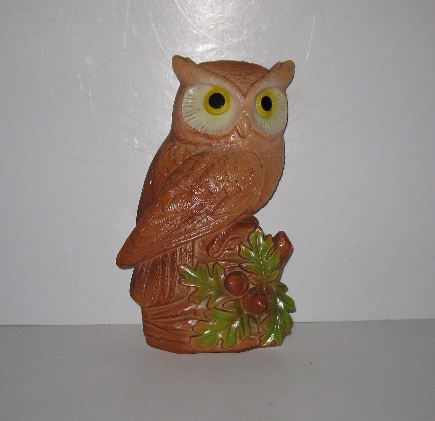 Vintage Miller Studio Chalkware Owl Wall Hanging