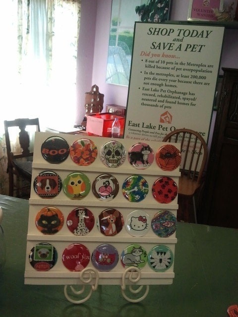 POCKET MIRROR or card  DISPLAY -  20 mirrors included for your store, shows, fundraisers