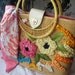 Large Vintage Straw Tote Bag with FREE Scarf