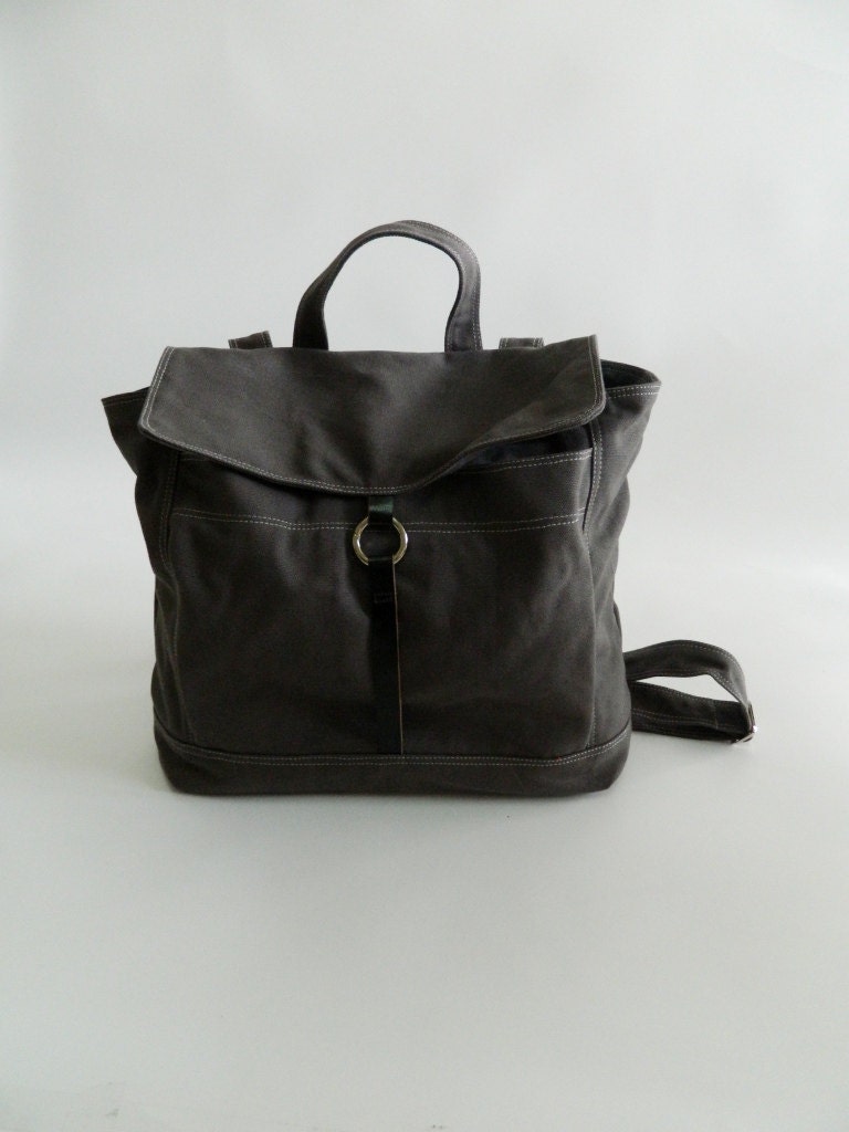 5th Anniversary 15% SALE - Tanya in Gray // Backpack / Satchel / Rucksack / Messenger / Laptop / Tote / Women/ For Her / For Him