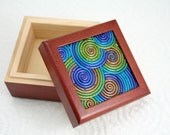 Peacock Filigree Mini Box
