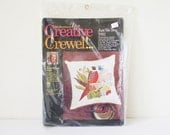 Creative Crewel embroidery pillow kit