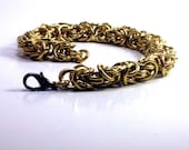 Bronze Byzantine Chainmaille Bracelet