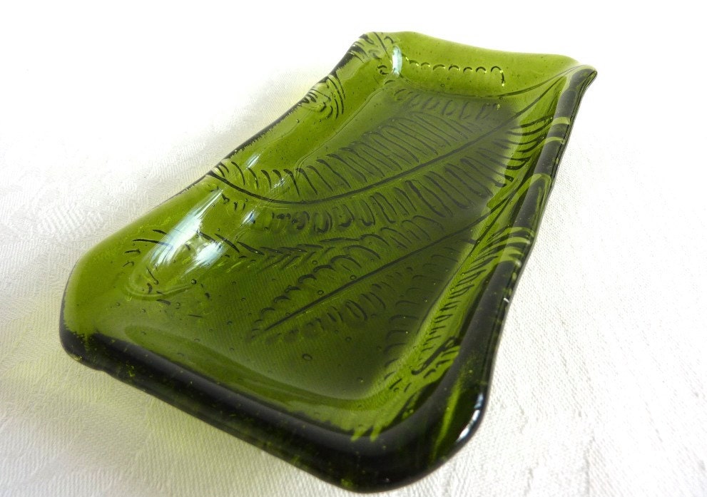 Fern Green Olive Dish