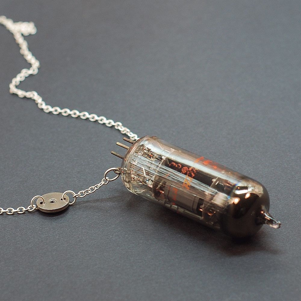 Vacuum Tube Necklace Steampunk Jewelry