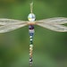 NEW Multi-Color Suncatcher Dragonfly - Choose Your Own Custom Colors - Gold or Silver Toned Small Dazzlefly