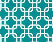 SALE Lattice Turquoise  Pillow Covers (Set of 2) 16x16 inch throw pillow cases, geometric lines, Home Decor Accents