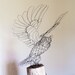 Great Horned Owl Wire Sculpture