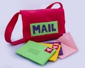 Mail Bag with Working Envelopes, Custom Order, As Shown or Choose Your Colors