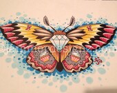Butterfly and diamond