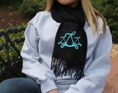 Greek Monogrammed Luxurious Scarf Personalized Sorority