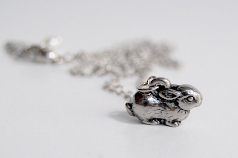 Teeny Tiny Bunny Necklace